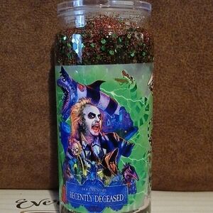 Beetlejuice Themed Snowglobe Cup